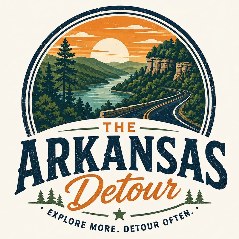 Regional road-trip imagery from Arkansas
