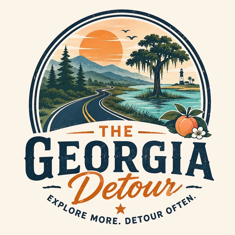Regional Georgia illustration; not an image of every stop on this itinerary