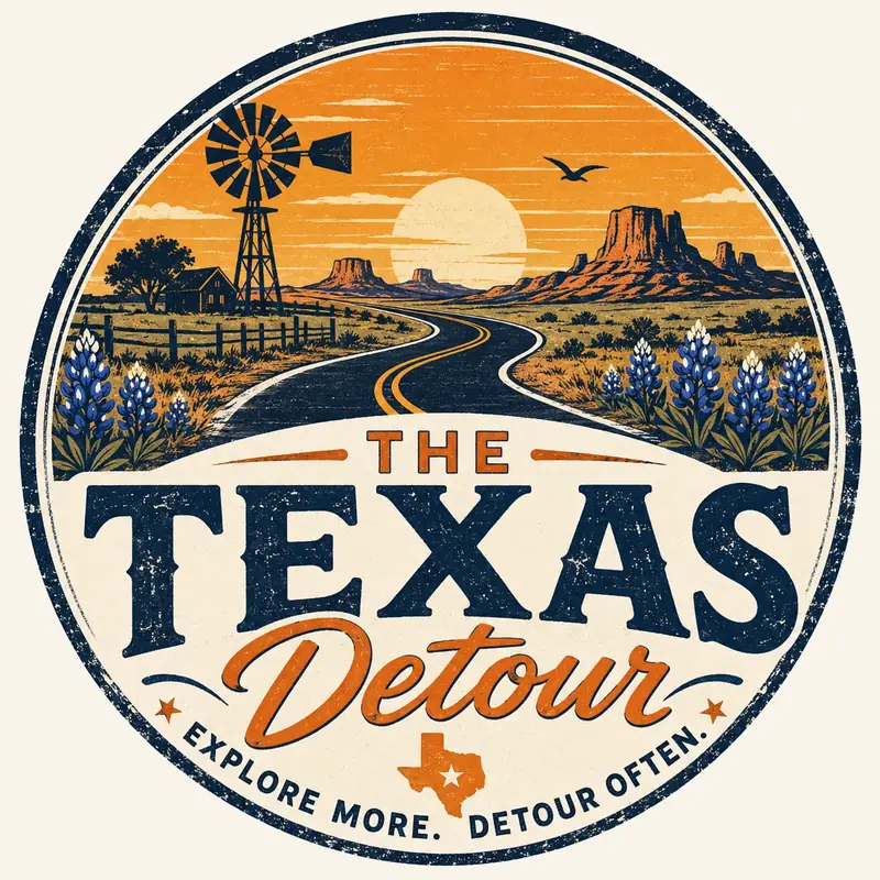 Regional Texas illustration; not an image of every stop on this itinerary